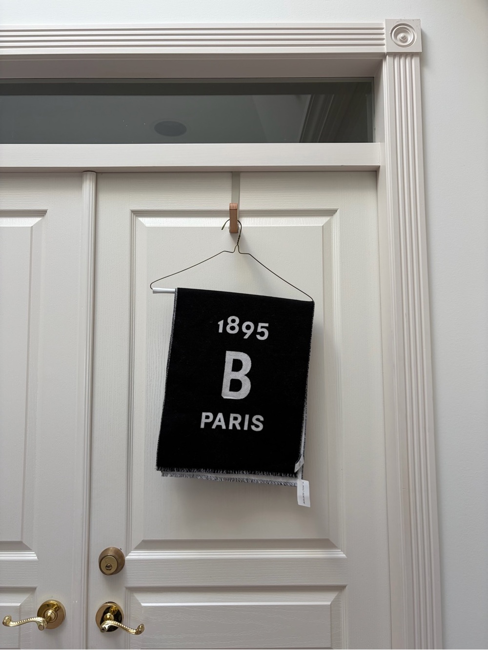 Berluti Paris logo scarf